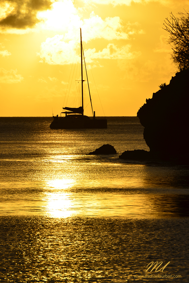 sailboat silhouette sunset